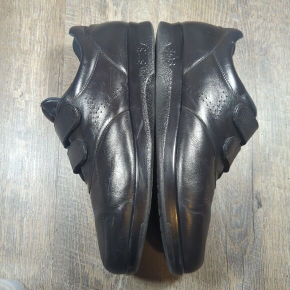 SAS Men's Size 14 M VTO Walking Shoe Black Sneaker With Hook & Loop - Picture 12 of 15